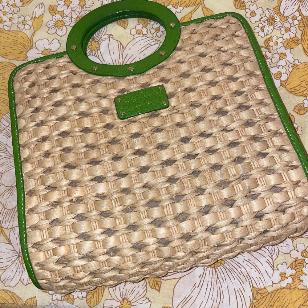 Vintage Kate Spade Wicker Handbag